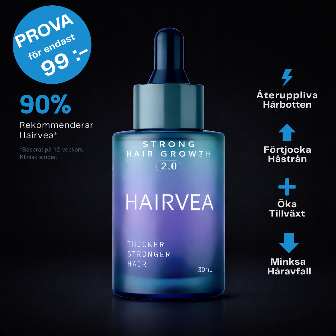 Avancerad kopparpeptid för ökad hårväxt