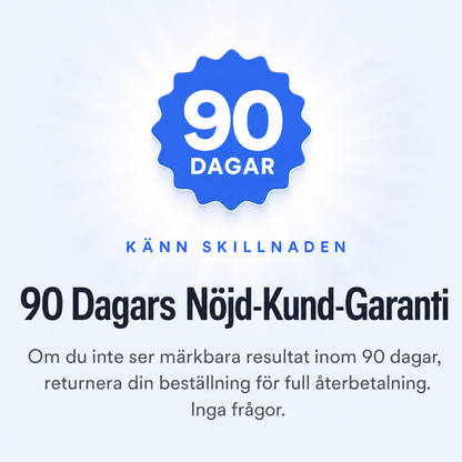 90 dagars nöjd-kund-garanti